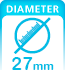 Tavle Diameter 27mm